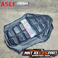 ORIGINAL YAMAHA RX KING OLD YEAR BLACK GREY SQUARE SEAT LEATHER | 3KA-F470F-40