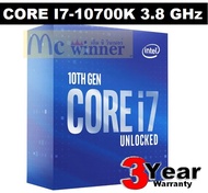 CPU (ซีพียู) INTEL 1200 CORE I7-10700K 3.8 GHz - รับประกัน 3 ปี