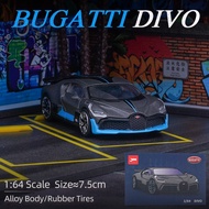 Jkm 1/64 Bugatti Divo Xe Mô Hình HợP Kim đúc khuôn Đồ Chơi Cổ Điển Siêu Đua Xe Xe Cho Trẻ Em Quà Tặn