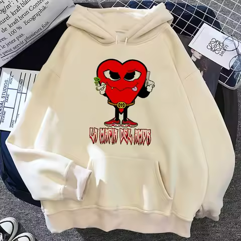 La Mafia Del Amor hoodie streetwear comfortable casual wear harajuku patterned teen hoddie pullover 