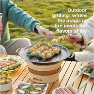 BBQ Griddle Grill Pan Non Stick Pan Thick 30cm/33.5cm, 34cm/38cm