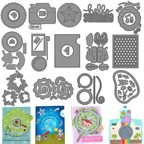 Magic iris Scalloped add-on Metal Cutting Dies Embossing Diecut Beehive For DIY Card Making Scrapboo