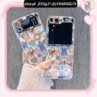 HP Moecase Exclusive Unique Cute Folding Case Samsung Z Flip 7 Case /2/3/4/5/6 And For OPPO FIND N2 