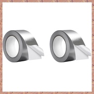 Glass Fiber Cloth Aluminum Foil Tape (5.9Mil Thick) High Temperature Insulation Adhesive Metal Duct 