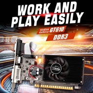 4/2/1GB GT610/GT730/GT210 1257/1340MHz Radiator Tube GPU Display Mining Placa Graphics Card for Com