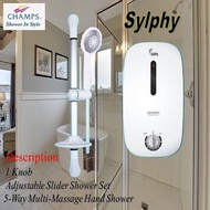 CHAMPS SYLPHY INSTANT WATER HEATER WITH HAND SHOWER SET/ NO INSTALLATION PROVIDED
