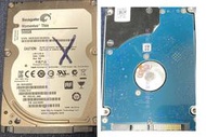 二手故障Seagate 西捷希捷2.5吋7mm 500GB 5400RPM(上電無反應當報帳零件品