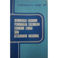 ECONOMIC DEMOCRACY BOOK ON ECONOMIC GROUPS, WEAK AND LASTING USEDNasional Original