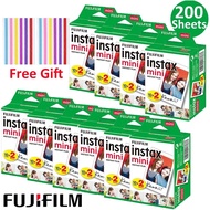 10-200 Sheets Fuji Fujifilm Instax Mini 12 Film White Edge Photo Paper Camera For Instant Mini 119 8 7s 25 Camera Link Printer