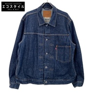 二手 Levi's 深靛藍色 1st BIG E 506 牛仔夾克，XL 碼