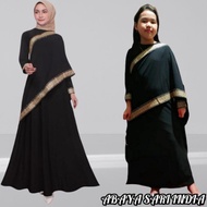 Terlaris Abaya Sari India Ibu Dan Anak//Abaya Hitam Turkey N-3046