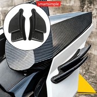 SMARTSIMPLE Pair Motorcycle Winglets Aerodynamic Upgrade Air Wings for Racing Style Downforce Kit Fo