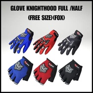 HAND GLOVE FOX KNIGHTHOOD SARUNG TANGAN MOTOR / BASIKAL RIDING BIKERS