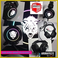 ◫ ✸ ✹ Aura RGB Monster Gaming Headset (Badwolf)