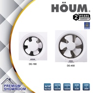 Houm Wall Mounted Ventilation Fan DE-180 / DE-450 | Exhaust Fan DE 180 DE 450