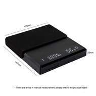 2kg/0.1g เครื่องชั่งน้ำหนักอาหาร เครื่องชั่งกาแฟ Mini Coffee Scales with Timer Portable High Precisi