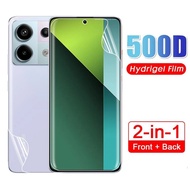 Xiaomi Mi Redmi Note 13 12 11 10 9 8 Pro 9S 10S 11S Full Cover Screen Protector Film Front and Back Hydrogel Film