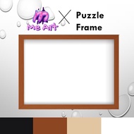 Ready Stock Solid wood Frame 1000PCS JIGSAW PUZZLE WALL FRAME 75x50cm 70x50cm Coffee Colour
