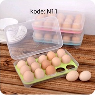 Egg Storage Box with 15 Compartments Egg Box Egg Storage Box