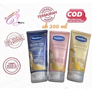 𝐌𝐄𝐃𝐀𝐍𝐁𝐄𝐀𝐔𝐓𝐘𝐂𝐎𝐒𝐌𝐄𝐓𝐈𝐂𝐒  ** VASELINE GLUTA HYA 200 ML **  (READY Ori BPOM) Vaseline healthy bright gluta-hya serum burst lotion - vaseline hya gluta body serum || vaseline gluta hya night 330 ml || vaseline gluta hya