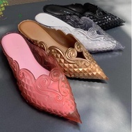 Melissa Baotou Slippers Pointed Toe Witch High Heels