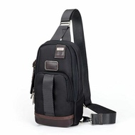 (tumiseller. my) TUMI Tuming Chest Bag Casual Business Crossbody Bag 222402 Ballistic Nylon Shoulder Bag 222402