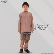 Baju Melayu Budak Lelaki Ash Brown Baju Melayu Boy Kanak Kanak Lelaki Rich Brown Baju Melayu Sedondo