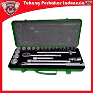Tekiro Socket Wrench Set IRON BOX 24pc 6PT 8-32mm 1/ 2"DR Iron Box Sock Set 24pcs Socket Set