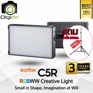 Godox LED C5R RGB - 5W 2500K-8500K 3000mAh - รับประกันศูนย์ Godox Thailand 3ปี