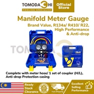 TOMODACHI Car Aircond r134a Meter Gauge VALUE Brand Meter Gas Aircond r410a r22 Meter Gauge High Per
