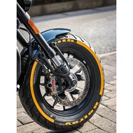 Motorcycle Triumph Wheel Hub Letter Sticker Reflective Luminous3D 3D Sticker for Car Electric Scoote