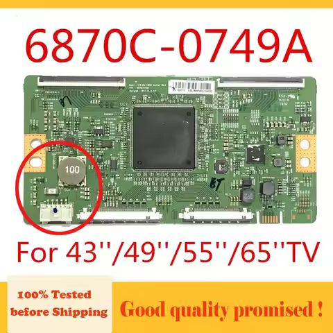 6870C-0749A TCON Board for TV LC650EQL-SLA1 120HZ 4K Logic Board TV T Con Card Original Display Equi