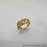 22k / 916 Gold Half Milo Ring