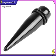 VOG* 1Pc Acrylic Spiral Taper Flesh Tunnel Ear Stretcher Expander Cone Shape Earrings