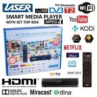 Laser Smart Media Player with Set Top Box Digital TV or Stream Movie Support HD 1080P