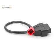 6 To 16 Pin Motorcycle OBD Adaptors OBD2 Diagnostic Cable Extension Connectors for Honda Yamaha Suzu
