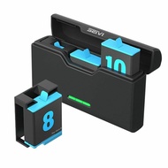 【GoPro副廠】三槽收納式電池充電器 HERO 5/6/7/8/9/10/11/12通用