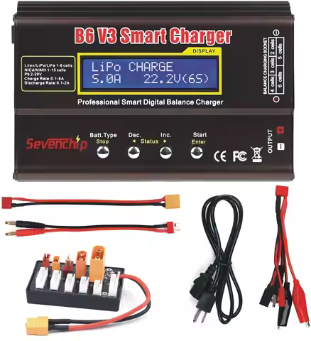 iMAX B6 V3 80W 6A Battery Charger LiHv Lipo NiMh Li-ion Ni-Cd Digital RC Charger Lipro Balance Charg