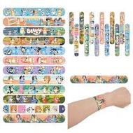 12pcs Bluey Bingo Slap Bracelets Party Favors Gifts Bingo Dog Christmas Stocking Stuffers Birthday P