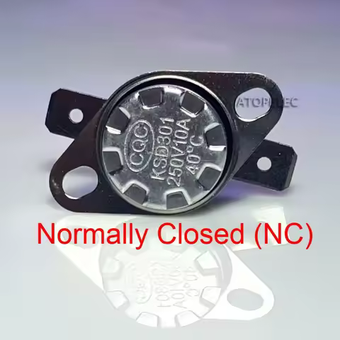 1pc KSD301 250V 10A Normally Closed NC Thermostat Temperature Thermal Switch 80 85 90 95 100 105 110