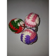 Crochet  keychain  volleyball