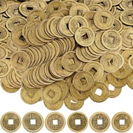 Boao 100 Pieces Chinese Coins Chinese New Year Feng Shui Coins I-ching Wealth and Good Luck Decorati