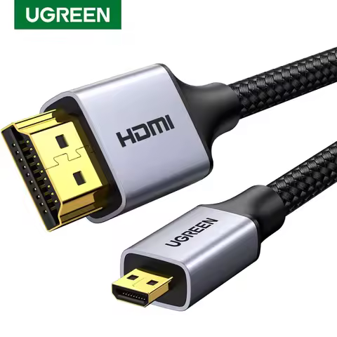 UGREEN HD164 Micro HDMI Cable 8K/60Hz 4K Micro Ultra High Speed Certified HDMI Cable to Micro Braide