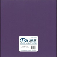 Paper Accents Cardstock 65 lb Purple Majesty Stash Builder, 12" x 12"