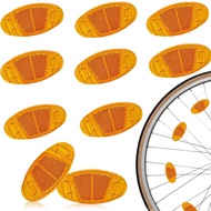 [SG INSTOCKS] Bicycle Bike - spoke reflectors, oval, orange Mountain bike  Road bike Foldable bicycle [1pc]