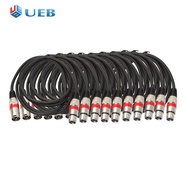 10pcs DMX Cables Male To Female 3 Pin Signal Wire Connection Cable Durable XLR Connector Wire Cord f