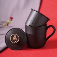 【茶具禮物】陸寶 金猴蓋杯 350ml 辦公室 泡茶杯