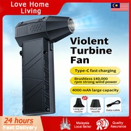 【MY】Booster Angin Turbo Fan Mini Air Blower Turbo Jet Fan Blower High Speed Angin Dust Blower Fan Ha