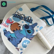 1F Disney Stitch Bag Crossbody Bag Cartoon Peripheral Cute Canvas Bag Shoulder Bag Lilo And Baby Sam