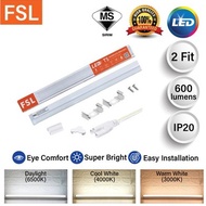 FSL T5 2FIT 8W LED TUBE SET C/W BRACKET (6500K/4000K/3000K)